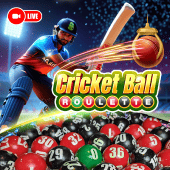 Cricket Ball Roulette live table tile icon